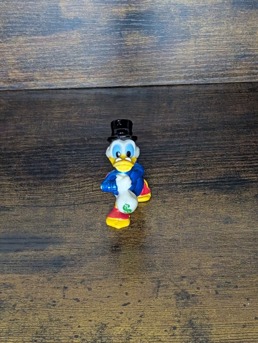 Vintage 1991 Kellogg's Disney DuckTales Scrooge McDuck PVC figure Cake Topper